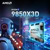 AMD Processore AMD Ryzen 7 9850X3D 8-Core 16-Thread 120W Socket AM5 DDR5 4.7GHz L3=96M 4NM R7 9850X3D Senza Dissipatore