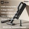 MIJIA NUOVO Aspirapolvere per Auto MIJIA MJXCQ01QW, Potenza di Aspirazione 21kPa, Contenitore Polvere 150mL, Batteria 2400mAh, Filtro Lavabile per Pulizia Auto CN