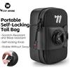 WEST BIKING Borsa da sella per bicicletta 0.2L con chiusura a pomello, borsa posteriore portatile per attrezzi da ciclismo, borsa impermeabile per bici, accessori per bici