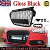 MagicKit Griglia Centrale Anteriore Stile RS1 per Audi A1 8X S1 Hatchback 2010-2015 Pre-restyling, Design a Nido d'Ape