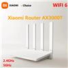 XIAOMI Router Xiaomi AX3000T Originale, Rete Mesh IPTV, Porte Ethernet Gigabit, Acceleratore di Gioco, Ripetitore, Modem, Amplificatore di Segnale-CN