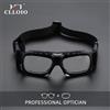 CLLOIO Occhiali sportivi anti-collisione e anti-esplosione per miopia, per badminton, calcio, uomo, occhiali da lettura progressivi con prescrizione medica