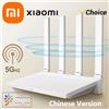 XIAOMI NUOVO 2024 Router Originale Xiaomi AX3000T 2.4GHz 5GHz CPU 1.3GHz 2X2 160MHz WAN LAN LED Connessione NFC per Casa Ufficio Giochi Mi