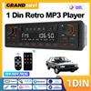 grandnavi Autoradio 1DIN retrò con lettore MP3, FM, AM, RDS, EQ, Bluetooth, USB per VW, Porsche, Benz, BMW, Audi, Land Rover, Alfa Romeo, Mazda