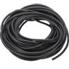 UXCELL Striscia sigillante in schiuma di silicone da 10 metri, diametro 1-6 mm, cordone sigillante in gomma spugnosa solida ad alta densità per sigillare gli spazi vuoti, colore nero