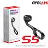 CYCLAMI Supporto per computer da bici CYCLAMI in lega di alluminio a doppia faccia, supporto per GPS e faro per MTB e bici da strada, compatibile con GARMIN XOSS IGPSPORT.