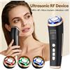 foreverlily Dispositivo HIFU Mini per Uso Domestico, Macchina RF LED HIFU a Ultrasuoni per Rassodamento della Pelle, Lifting Facciale, Massaggiatore Anti-Rughe per Viso, Collo e Occhi
