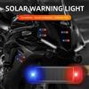ctzsoop 1-5 Pezzi Mini Luce di Avvertimento Solare per Auto, Lampada LED Lampeggiante Wireless Antifurto per Sicurezza Notturna e Protezione Parcheggio