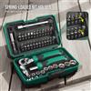 Hi-Spec Set di Chiavi a Bussola e Cricchetto Hi-Spec 40 in 1 in Acciaio CR-V, Kit di Riparazione Multifunzione per Manutenzione Domestica e Bici, Strumento Essenziale per Ciclisti
