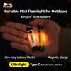 MOUNTAINHIKER GOPEAK 5050 Mini Torcia LED Tascabile con Clip per Chiavi, Luce Ambientale per Esterni, Lunga Durata, per Emergenze e Soccorso