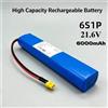 Aleaivy Batteria agli ioni di litio 21.6V 5000mAh 6S1P - Ricaricabile ad alta capacità per utensili elettrici e attrezzature da giardino, a lunga durata