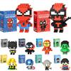MARVEL Blocchi da Costruzione di Spider-Man, Deadpool e Venom, Figurine di Iron Man, Modellini di Batman e Personaggi Supereroi dei Cartoni Animati, Giocattoli da Regalo