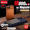 Lenovo Power Bank Originale Lenovo CCC 10000mAh Sottile per MagSafe, Batteria Portatile per Ricarica Wireless Magnetica Rapida per iPhone e iWatch