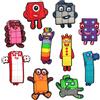Hot Toys 10/50 pz. Blocchi Creativi per Costruzioni, Ciondoli per Scarpe, Accessori Decorativi a Fibbia per Ciabatte Bubble, Zoccoli, Sandali, Crocs
