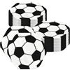 ZQNYCY 20-100 Pezzi Tovaglioli a Forma di Pallone da Calcio, Articoli per Feste Sportive, Decorazioni per Tavolo di Compleanno per Bambini e Ragazzi