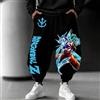 Bandai Pantaloni unisex in puro cotone Dragon Ball Goku 2026 Nuovo prodotto estivo Pantaloni casual larghi con stampa anime Harajuku Hip-hop americano
