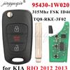 jingyuqin per Kia Rio 2012 2013 Chiave Telecomando Pieghevole 315MHz FSK ID46 Chip P/N 95430-1W020 TQ8-RKE-3F02 5074A-RKE-3F02