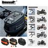 Rhinowalk Borsa da Serbatoio Magnetica per Moto Rhinowalk 6.5L, Impermeabile, a Sgancio Rapido, Antifurto con Copertura Antipioggia per BMW Suzuki KTM CFMOTO
