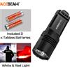 ACEBEAM Torcia Tattica ACEBEAM X30 con Ricarica USB-C, LED CREE XHP70.2, 20000 Lumen, 600 Metri, Luce di Ricerca a Doppia Fonte, 21700
