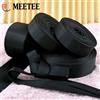 Meetee Nastro in nylon nero da 10 metri, 10-100 mm, per cinghie di seggiolini auto, zaini, nastri, collari per animali domestici, cinghie di supporto, accessori per cucito