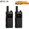 Retevis B63S PMR Walkie Talkie portatile, radio bidirezionale con schermo LCD e allarme di emergenza per ristoranti e hotel. Spedizione dalla Spagna.