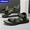 NBGAGA Sandali Estivi da Uomo con Cinturino Regolabile, Sandali Sportivi alla Moda, Scarpe Casual da Spiaggia Antiscivolo con Punta Aperta