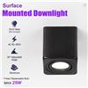 CANMEIJIA Faretto LED da Soffitto a Montaggio Superficiale, Lampada Spot GU10 con Lampadina Sostituibile, Illuminazione per Soggiorno, Camera da Letto, Negozio