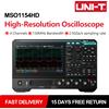 UNI-T Oscilloscopio ad Alta Risoluzione UNI-T MSO1154HD, 4 Canali, ADC a 12 bit, Oscilloscopio Portatile con Generatore di Funzioni e Forme d'Onda