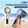 XIAOTREE Ventilatore Elettrico Portatile ad Alta Velocità Modello 2026, Mini Ventilatore USB Ricaricabile da Esterno da 4000mAh