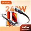 toocki Cavo USB C a Type C Toocki 240W PPS PD240W per Ricarica Ultra Rapida, Cavo USB C per Xiaomi MacBook Samsung Laptop, Cavo Dati Intrecciato