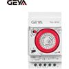 GEYA Timer Meccanico GEYA 85-250V, Controllo Automatico 24 Ore, Relè Timer per Luci e Attrezzature, Interruttore di Controllo Temporizzato Industriale