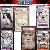 Bandai Espositore per Carte Anime con Grafica Estesa per One Piece OPCG Luffy Zoro Sanji Nami, Custodia Protettiva PSA per Carte da Collezione Anime