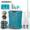 Yofidra Spruzzatore elettrico Yofidra 20L, dispenser intelligente di pesticidi per l'agricoltura, irroratore a zaino per irrigazione da giardino, compatibile con batteria Makita