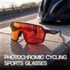 SCVCN Nuovi occhiali da sole fotocromatici per ciclismo, occhiali da ciclismo UV400, sport all'aria aperta, corsa, guida, per uomo, occhiali da ciclismo MTB