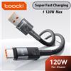 toocki Cavo USB Type C Toocki 120W, ricarica ultra rapida 6A, cavo da USB a Type C, ricarica Turbo Super Flash per Xiaomi 17 Pro Redmi K60 Note