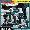 Makita Vari Modelli di Utensili Elettrici Portatili Senza Fili: Avvitatore a Impulsi, Cacciavite Ricaricabile, Sega Elettrica Alternativa