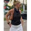 HH Top Corto Elegante da Donna in Raso con Scollo all'Americana, Senza Spalline, Stile Corsetto, Moda Femminile Slim, Collezione Estate 2026