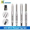 xcan Set di 2 Maschiatura per Filettatura a Mano con Filettatura a Sinistra HSS M3 M4 M5 M6 M8 M10 M12 M14, Utensili Manuali per Viti Metriche