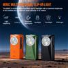 Trustfire MINIC 800LM Torcia Tascabile Ricaricabile USB Mini Luce con Clip Faretto/Proiettore Portatile RGB con Magnete