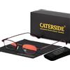 CATERSIDE Occhiali da Sole Hip Hop da Uomo, Montatura Piccola in Metallo Premium, Occhiali Decorativi da Donna per Viaggi, Affari, Feste, Regalo per le Vacanze, Protezione UV400