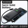MOVESPEED 【CCC】MOVESPEED Power Bank da 10000 mAh Batteria semi-solida da 22,5 W con cavo di tipo C Caricabatterie portatile per iPhone Xiaomi