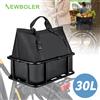 NEWBOLER Borsa Portapacchi per E-Bike, Cestino Posteriore in Ferro di Grande Capacità per Biciclette da Strada, MTB, Viaggi e Shopping