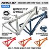 NANLIO Telaio per Bici da Dirt Jump NANLIO XR550, 26/27.5 Pollici, in Lega di Alluminio, Telaio MTB Hardtail QR per Pump Track 4X con Morsetto per Reggisella