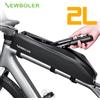 NEWBOLER Borsa per Bicicletta NEWBOLER 2L, Borsa Portatile per Telaio Anteriore, Borsa da Ciclismo MTB e Strada, Borsa Portapacchi di Grande Capacità Ultraleggera