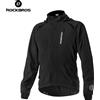 ROCKBROS Giacche da Ciclismo ROCKBROS per Uomo, Primaverili ed Estive, Traspiranti e ad Asciugatura Rapida, con Cappuccio, per MTB e Strada, Antivento