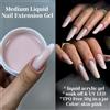 MSHARE Gel Costruttore Liquido Rosa Medio TPO Hema Free Acrygel per Estensione Unghie Autolivellante Soak Off 50g