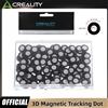 Creality Punti di Tracciamento Magnetici Creality 3D, Marcatori di Posizionamento a Riflessione Diffusa, Punti di Riferimento per Scansione (Diametro Interno 6.0mm/Diametro Esterno 10mm)