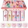 BEAST KINGDOM Mutandine da principessa a 5 pezzi per ragazze, in puro cotone, con stampa, slip triangolari per bambini, vestibilità comoda