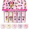 BEAST KINGDOM 5 Pezzi/Scatola Mutandine Triangolari per Bambine Minnie Principessa Cartone Animato Slip Morbidi in Cotone Traspiranti per Bambine