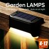 XIWANGFIRE Luci Solari da Esterno 4-12 Pezzi, Impermeabili, a LED, per Recinzioni, Gradini, Giardino, Patio, Scale, Ringhiere, Sentieri